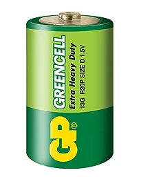 Батарейки GP D / 13G / R20P Greencell 1шт