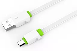 Кабель USB LDNio 2M micro USB Cable White (LS01) - миниатюра 2
