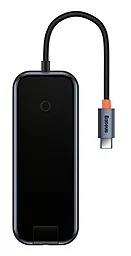 Мультипортовый USB Type-C хаб Baseus AcmeJoy 6-in-1 black (WKJZ010313) - миниатюра 2