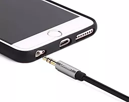 Аудио кабель Ugreen AV119 AUX mini Jack 3.5mm M/M Cable 1 м black - миниатюра 5