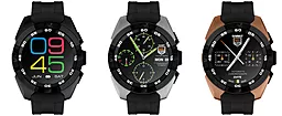 Смарт-часы SmartWatch NO.1 G5 Gold with Black strap - миниатюра 6