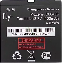 Акумулятор Fly IQ239 Plus / BL6408 (1100 mAh) 12 міс. гарантії