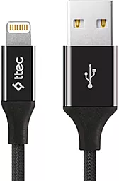 USB Кабель Ttec 2DK16S 10.5W 2.1A 1.2M Lightning Cable Black