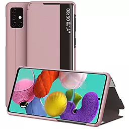 Чехол Epik Smart View Cover Samsung A715 Galaxy A71 Pink