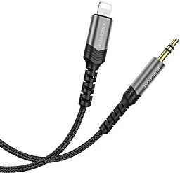 Аудио кабель Borofone BL15 Hi-Sound AUX mini Jack 3.5mm - Lightning M/M Cable 1 м black - миниатюра 4