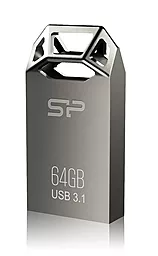 Флешка Silicon Power 64GB USB 3.1 Jewel J50 (SP064GBUF3J50V1T) Titanium