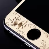 Захисне скло 1TOUCH Dragon Series Apple iPhone 5, iPhone 5S, iPhone SE Gold (экран + задняя крышка) - мініатюра 3