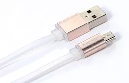 Кабель USB Remax Qucik Charge and Data Cable for micro usb RE-005m White - миниатюра 2