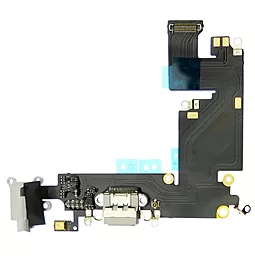 Нижний шлейф Apple iPhone 6 Plus с разъемом зарядки, наушников и микрофоном Space Gray