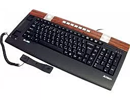 Клавиатура A4Tech KIP-900-2 Black+Brown - миниатюра 3
