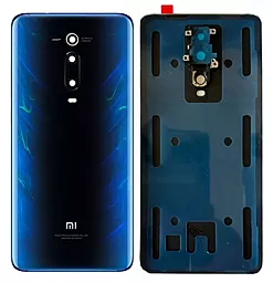 Задняя крышка корпуса Xiaomi Mi 9T / Mi 9T Pro с логотипом "MI" со стеклом камеры Glacier Blue