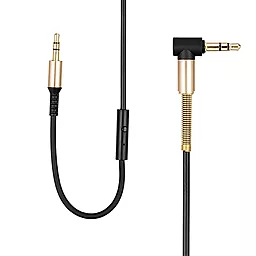 Аудио кабель Hoco mini-Jack (3.5 mm) - mini-Jack (3.5 mm) Black (UPA02) - миниатюра 2
