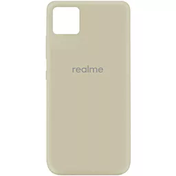 Чехол Epik Silicone Cover My Color Full Protective (A) Realme C11  Antique White