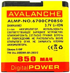 Аккумулятор Nokia BL-6F / ALMP-P-NO.N78CP (850 mAh) Avalanche