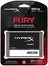 SSD Накопитель HyperX FURY 480 GB (SHFS37A/480G) - миниатюра 3