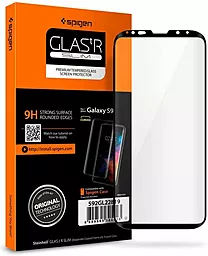 Защитное стекло Spigen Samsung G960 Galaxy S9 Black (592GL22820)
