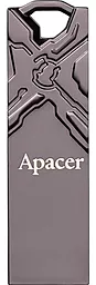 Флешка Apacer AH13F 32Gb USB 2.0 Metal Silver (AP32GAH13FA-1) - мініатюра 2