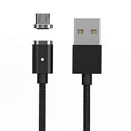 Кабель USB NICHOSI Magnetic Clip-On micro USB Cable Black