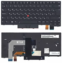 Клавіатура для ноутбуку Lenovo Thinkpad T470 з підсвічуванням Black