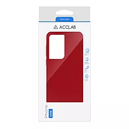 Чехол ACCLAB SoftShell для Samsung Galaxy S21 Ultra Red - миниатюра 2