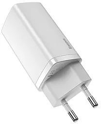 Сетевое зарядное устройство с быстрой зарядкой Baseus GaN2 Lite Quick Charge 65W White (CCGAN265) - миниатюра 3