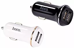 Автомобильное зарядное устройство Hoco Z1 2.1A 2USB + Lightening cable White - миниатюра 8