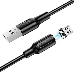 USB Кабель Borofone BX41 2.4A micro USB Cable Black - мініатюра 2