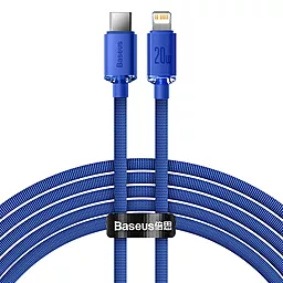 Кабель USB PD Baseus Crystal Shine 20W 2M USB Type-C - Lightning Cable Blue (CAJY000303)