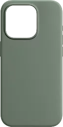 Чехол MAKE Apple iPhone 15 Pro Silicone Green