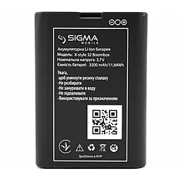 Акумулятор Sigma mobile X-style 32 boombox (3200 mAh) 12 міс. гарантії