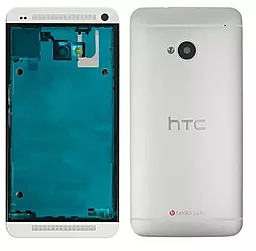 Корпус HTC One M7 801e Silver