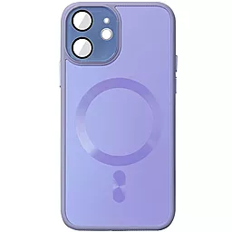 Чехол Epik TPU+Glass Sapphire Midnight with MagSafe для Apple iPhone 12 Dasheen