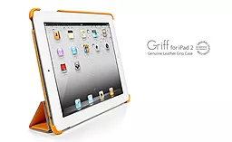Чехол для планшета SGP Griff Series Sherbet Apple iPad 2, iPad 3, iPad 4 Solaris Orange (SGP07698) - миниатюра 2