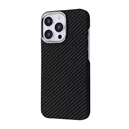 Чехол Wave Premium Carbon Slim with MagSafe для Apple iPhone 13 Pro Black