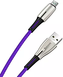 Кабель USB Baseus Waterdrop 4A 2M micro USB Cable Purple (CAMRD-C05) - миниатюра 3
