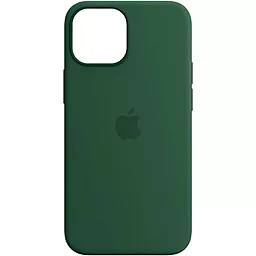 Чехол Apple Leather Case with MagSafe for iPhone 14 Pro Pine Green