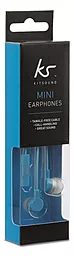 Навушники KS Entry Mini In-Ear Headphones with Mic Blue - мініатюра 3