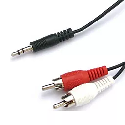 Аудіо кабель Atcom Aux mini Jack 3.5 mm - 2хRCA M/M Cable 3 м black (10708)