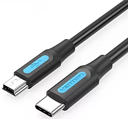 Кабель USB Vention 1.5M USB Type-C - Mini USB Cable Black (COWBG)