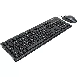 Комплект (клавиатура+мышка) A4Tech PS/2 (KR-8520D) Black - миниатюра 2