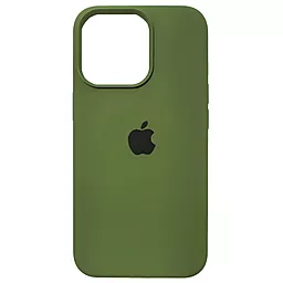 Чехол Silicone Case Full для Apple iPhone 13 Pro Army Green