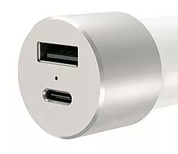 Автомобильное зарядное устройство Satechi USB Car Charger with Type C Silver (ST-TCUCCS) - миниатюра 2