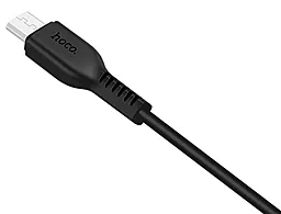 USB Кабель Hoco X20 Flash 2M micro USB Cable Black - мініатюра 3