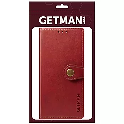 Кожаный чехол книжка GETMAN Gallant (PU) для Blackview A80S (Красный) - миниатюра 5