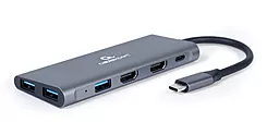 USB Type-C хаб Cablexpert 3in1