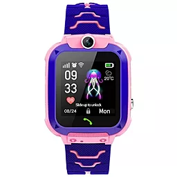 Смарт-часы XO Детские H100 Kids Smart Watch 2G Pink - миниатюра 2