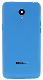 Задняя крышка корпуса Meizu M1 Note со стеклом камеры Blue