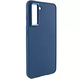 Чехол Epik TPU Bonbon Metal Style для Samsung Galaxy S24 Plus Cosmos Blue