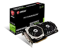 Видеокарта MSI GeForce GTX 1070 Ti Titanium 8G (912-V330-261)
