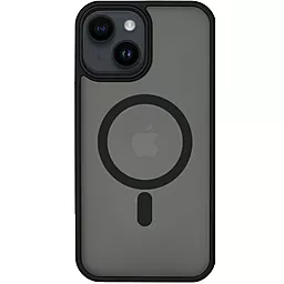 Чехол Epik Metal Buttons с MagSafe для Apple iPhone 14 Чёрный